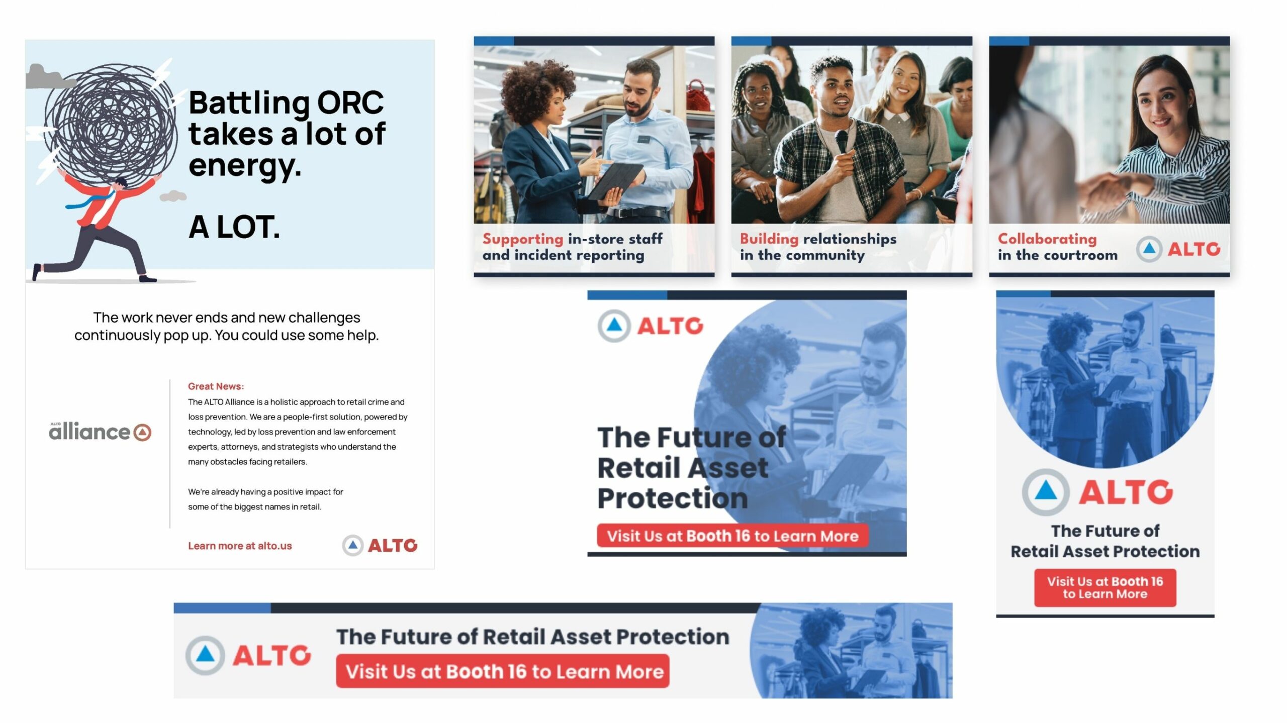 Print and digital ads for ALTO